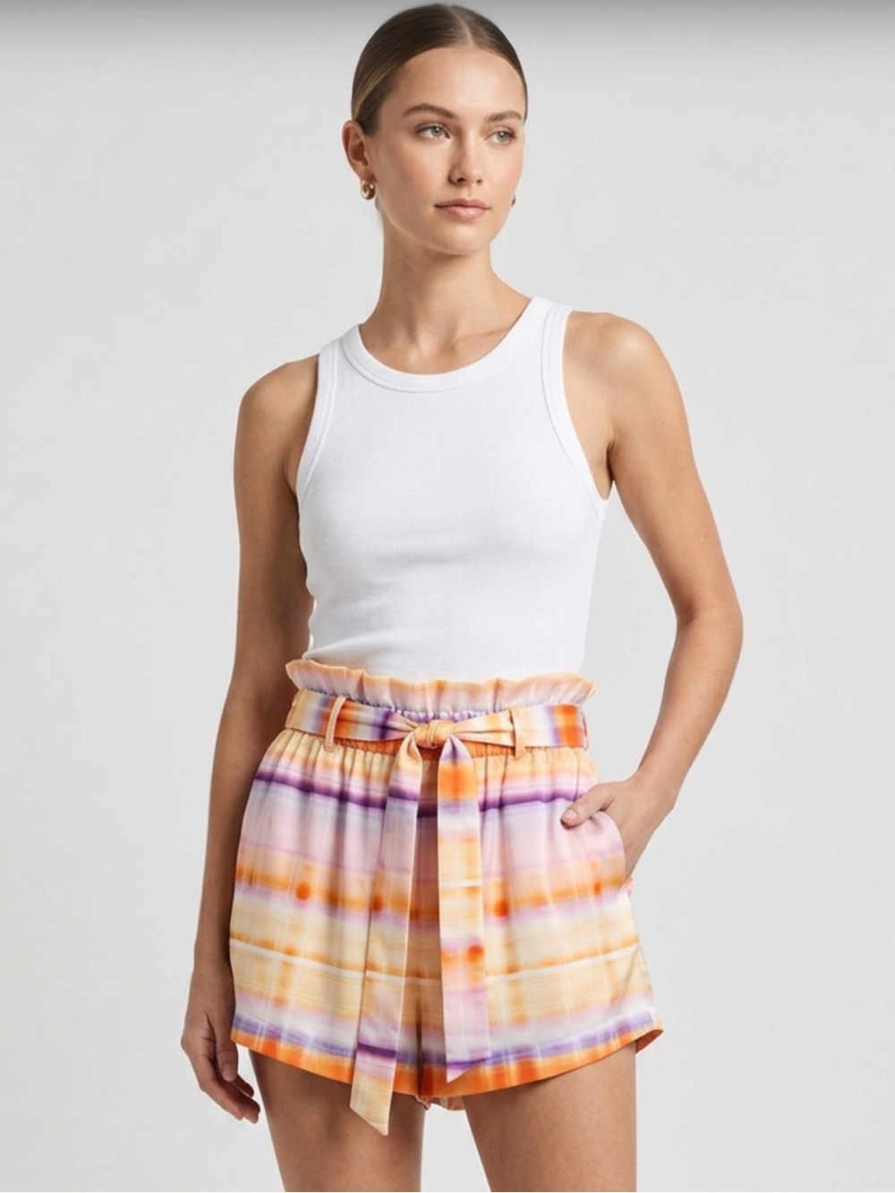 NWOT Future Collective Gabriella Karefa-Johnson paper bag shorts